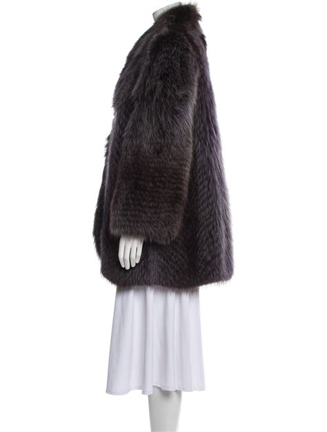 fendi fox fur jacket